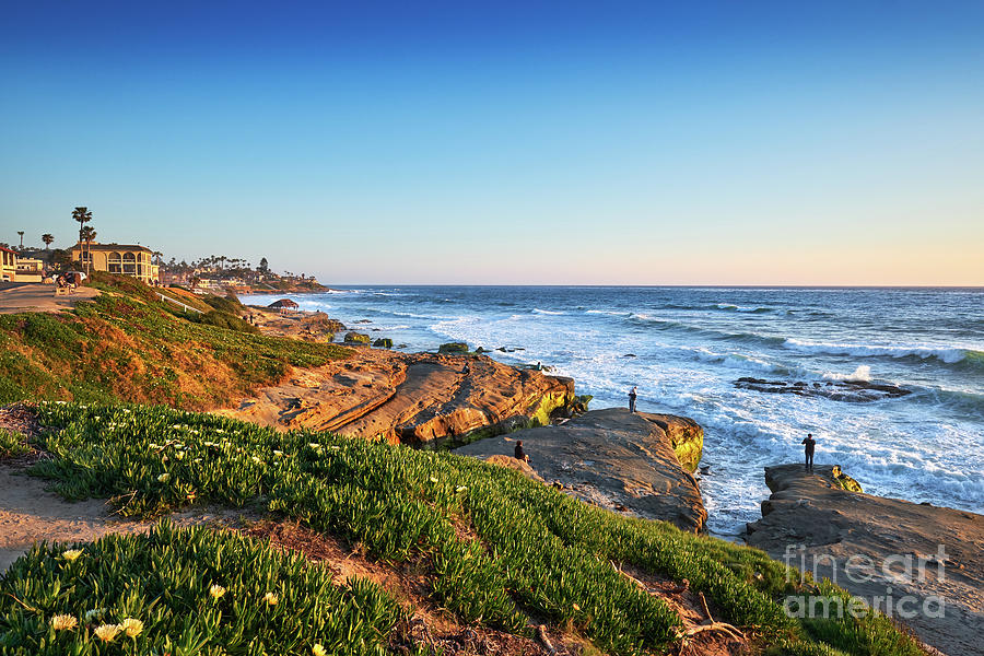 Rocky Shore At Windansea Beach San Diego Photograph By Jo Ann Snover