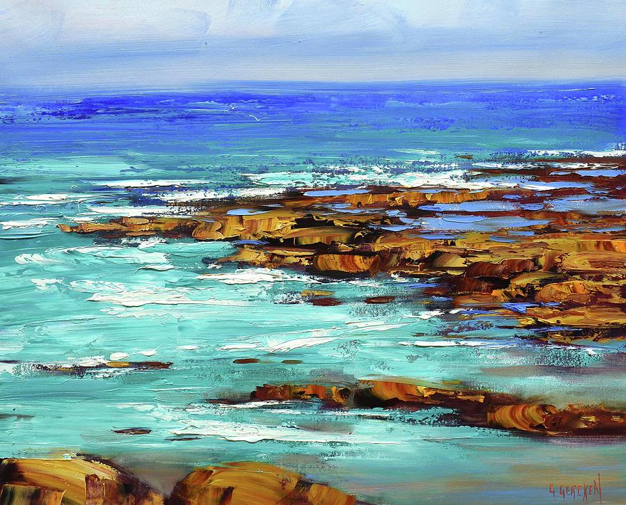 Rocky Shore Painting
