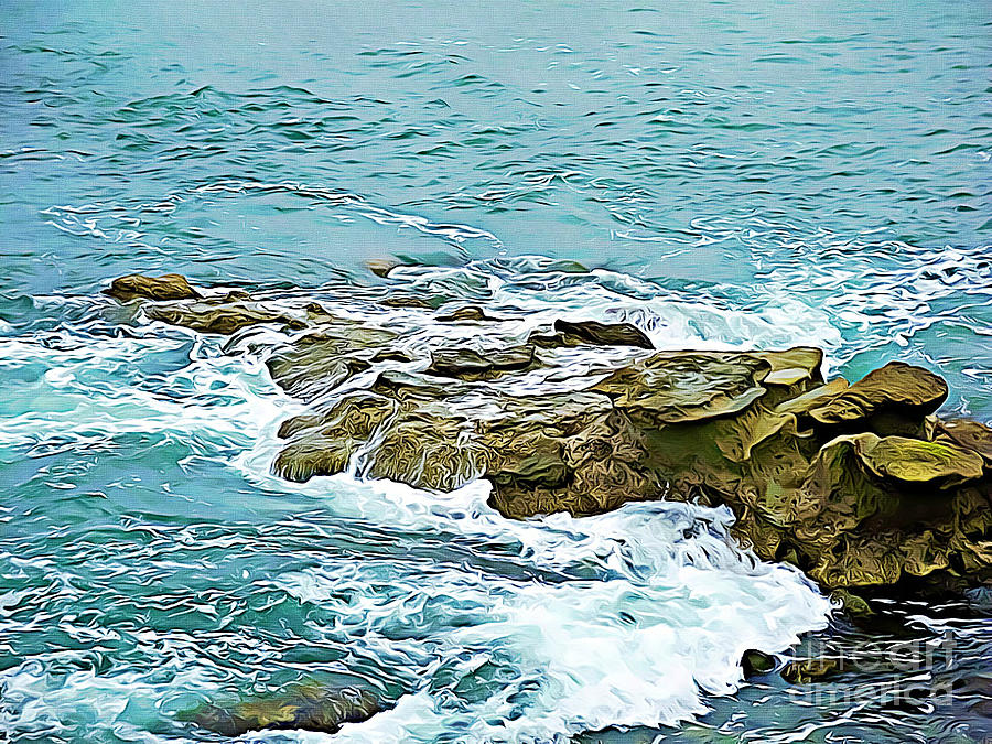 Rocky Shore of La Jolla by Tracy Ruckman Rocky Shore of La Jolla by Tracy Ruckman