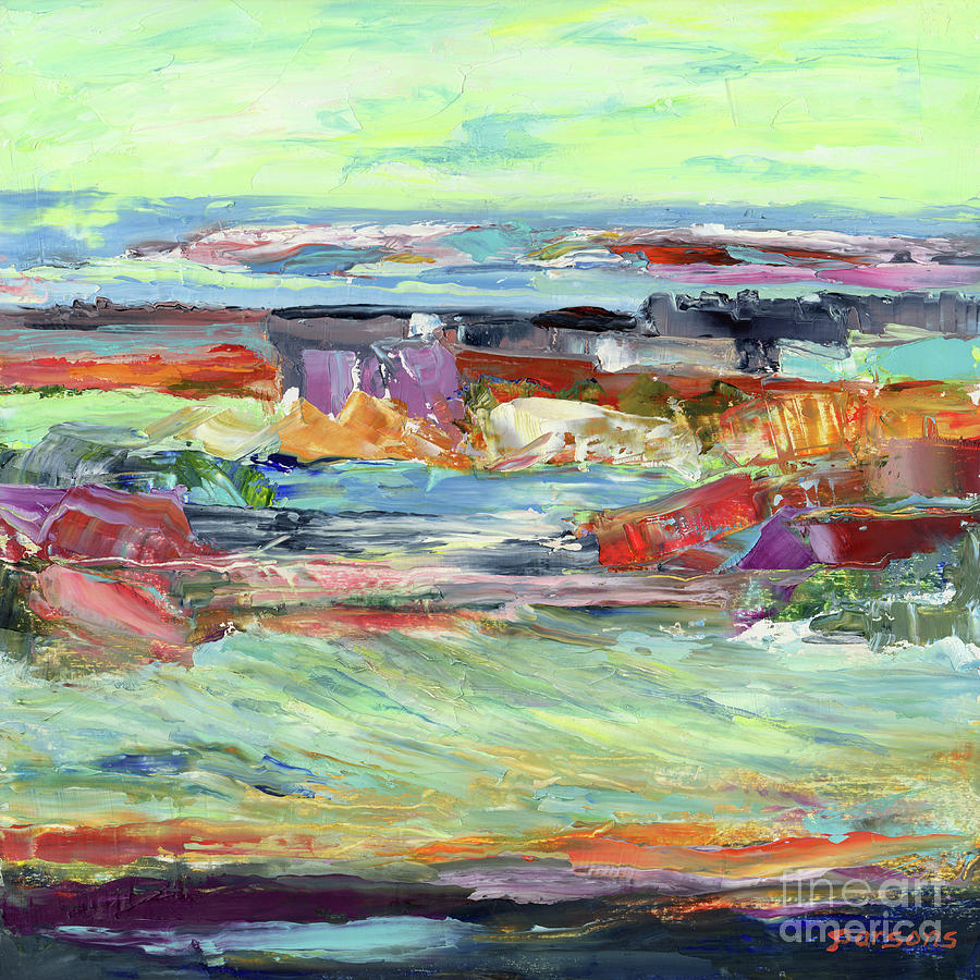 Rocky Shore Painting - Rocky Shore by Pamela Parsons