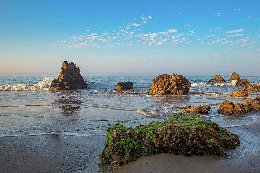 Rocky Shoreline at El Matador State Beach Photograph by Matthew DeGrushe