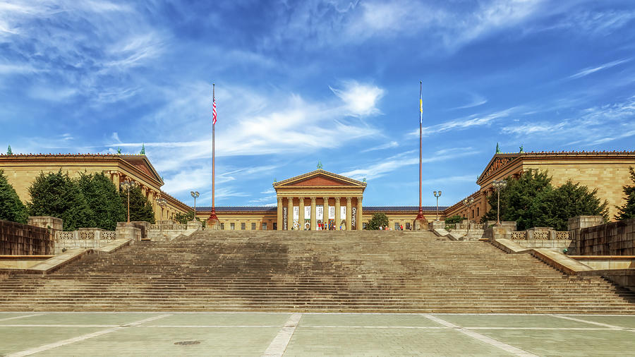 Rocky Steps - Philadelphia Museum of Art Photograph by Susan Rissi Tregoning