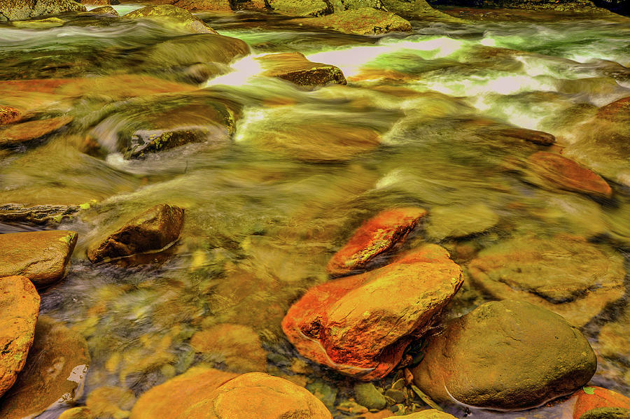 Rocky Stream in the Smokies 002 Photograph by James C Richardson