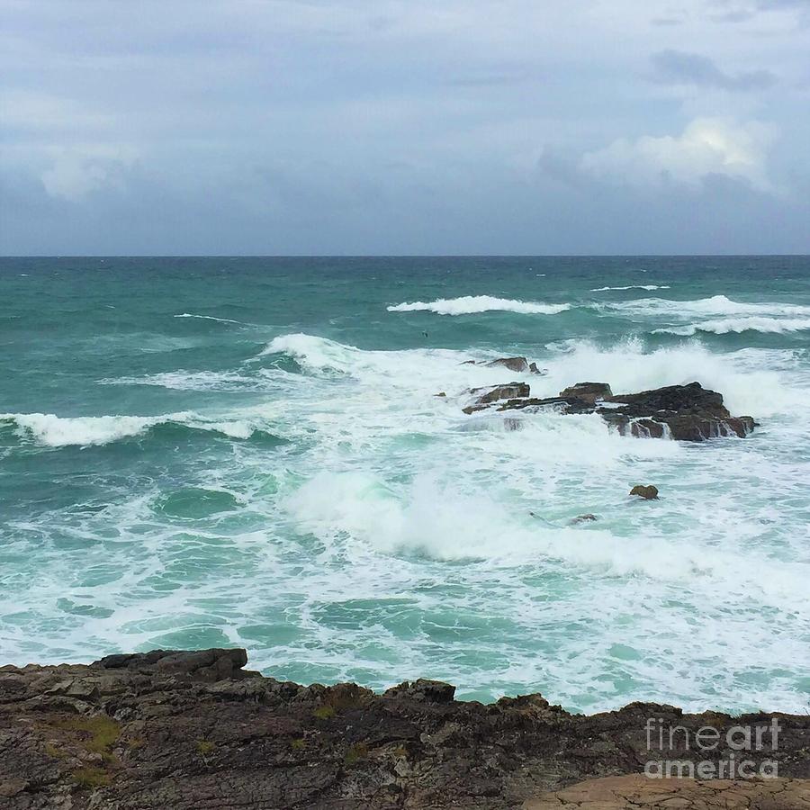 Rocky Teal Waters Photograph