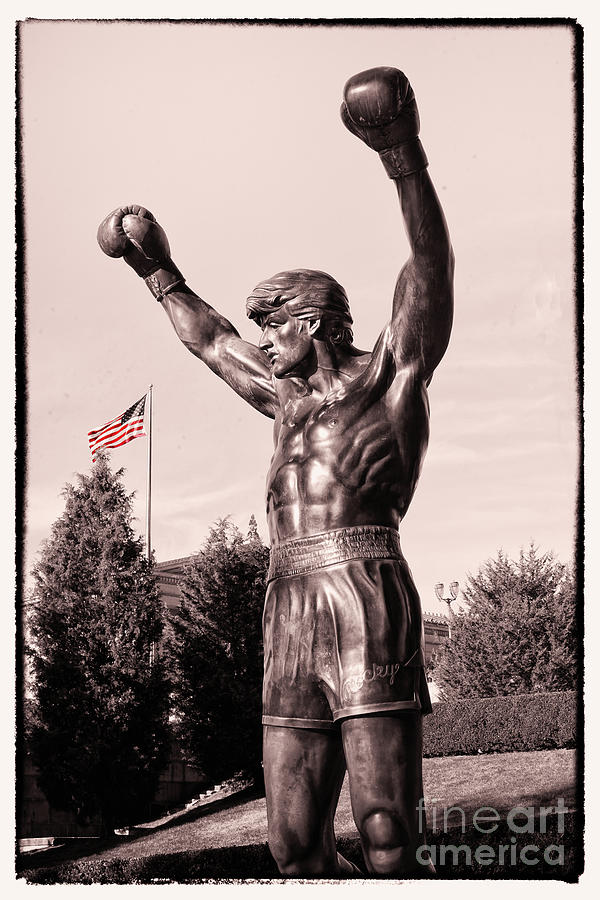 Rocky with Flag Photograph by Jack Paolini - Fine Art America