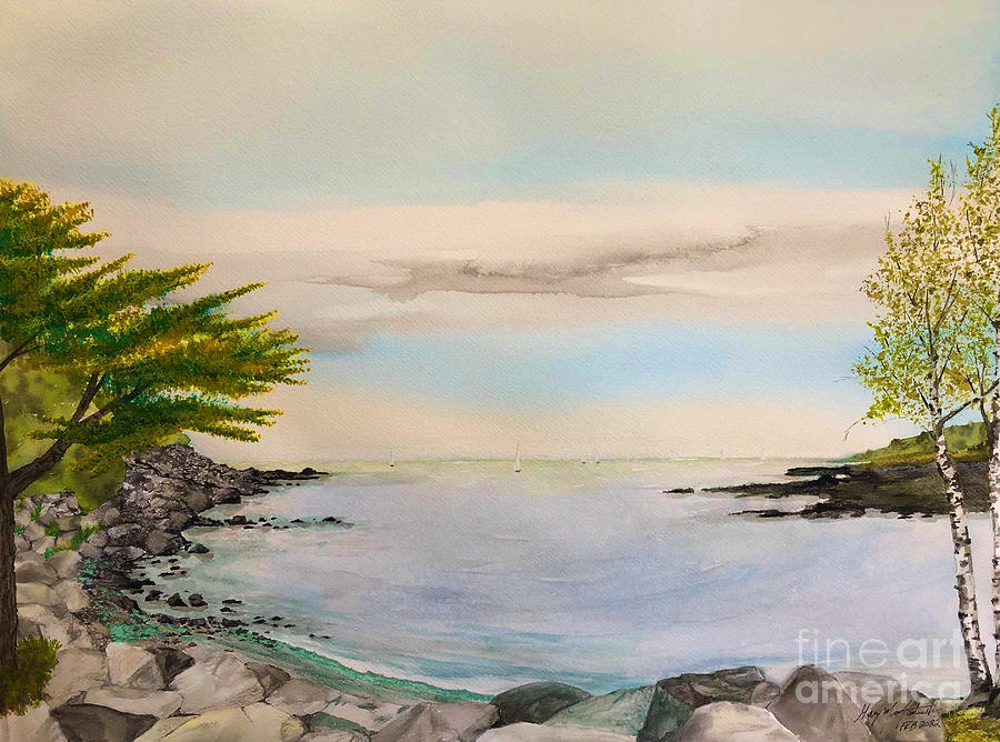 RockyCove Painting by Gary Martinek