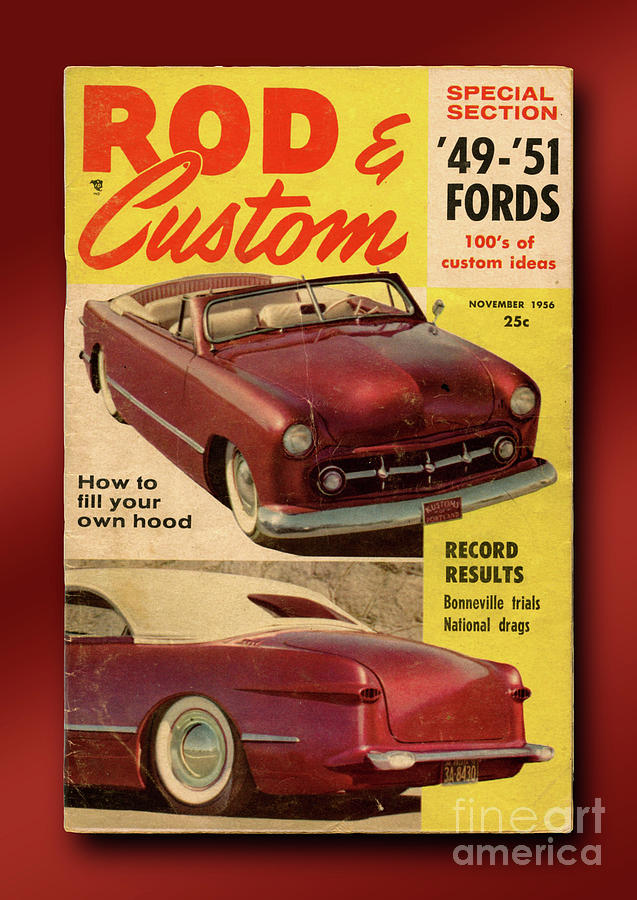 Rod and Custom, December 1956 Photograph by Ron Long