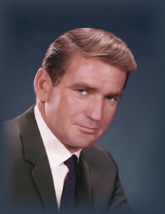 Rod Taylor, Actor Painting by John Springfield - Fine Art America