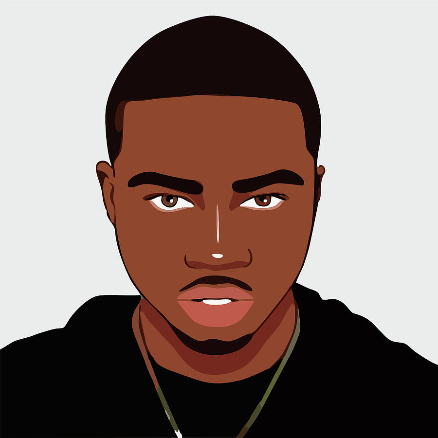 Roddy Ricch Cartoon Portrait 1 Digital Art by Ahmad Nusyirwan