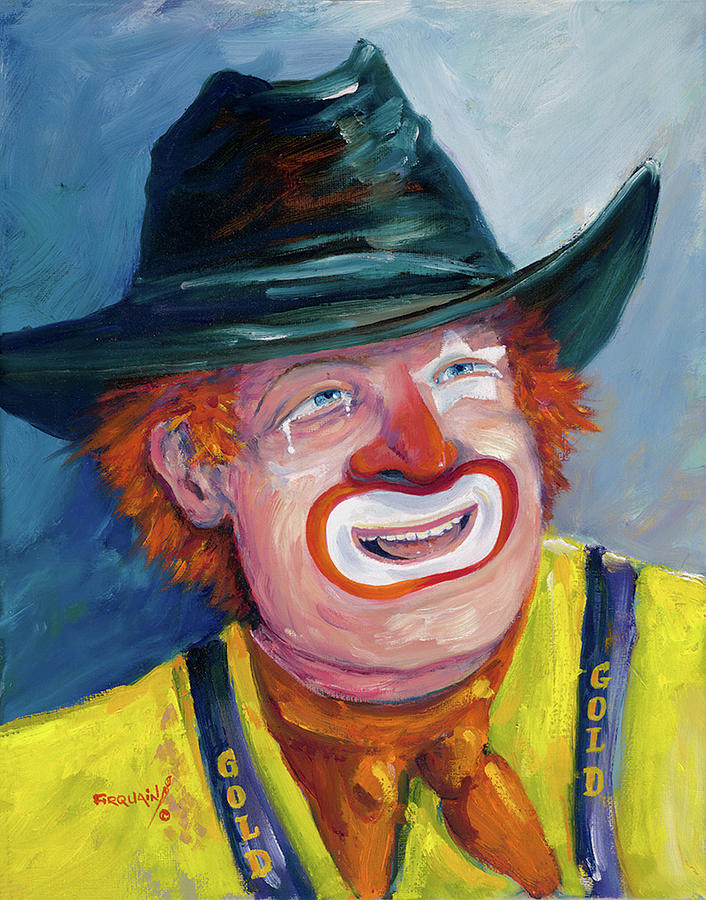 Rodeo Clown  Clown face paint, Rodeo, Clown faces