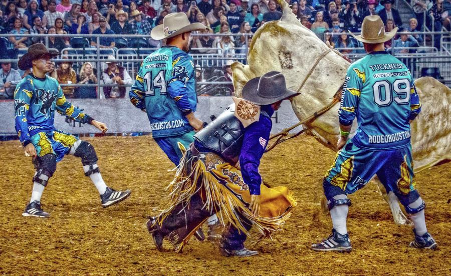 Rodeo Clowns Photograph by Linda Unger