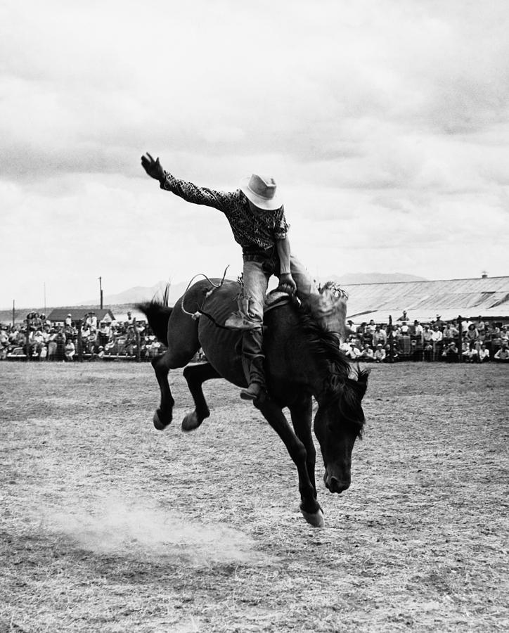 Rodeo cowboy Photograph by H. Armstrong Roberts