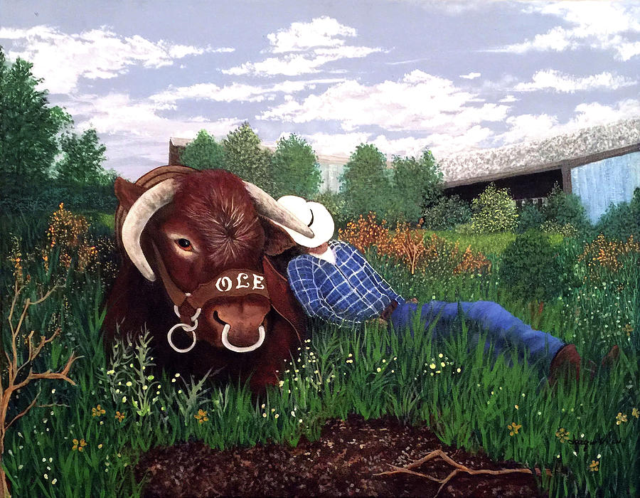 Rodeo Day Dreaming Painting