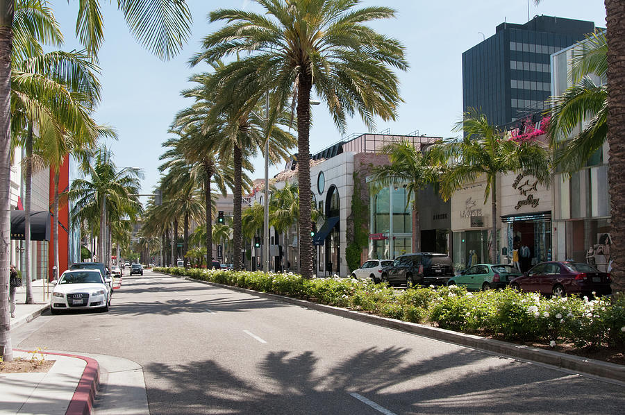 Rodeo Drive in Beverly Hills Photograph by Mark Stout