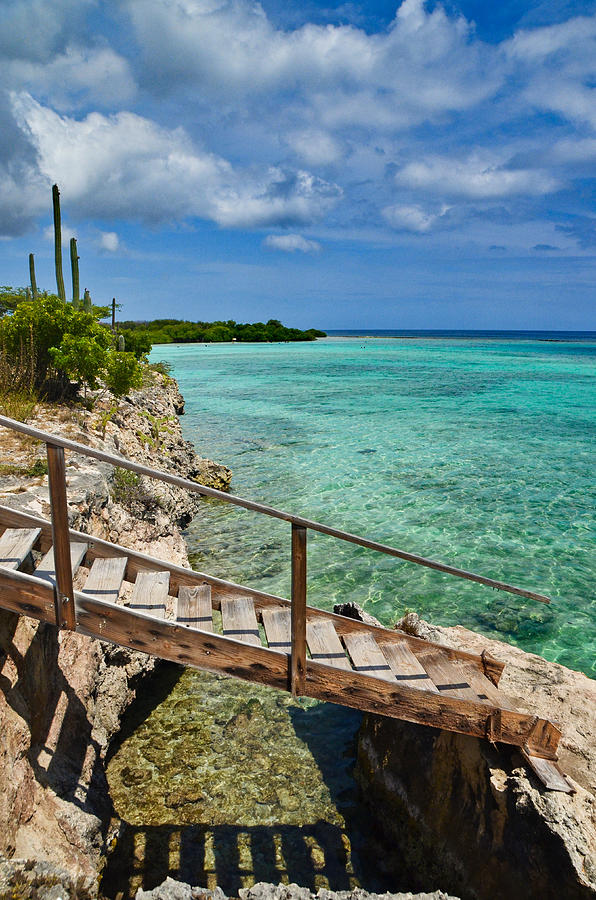 Rodgers Beach Staircase to Nirvana, Aruba Photograph by Alex Vishnevsky