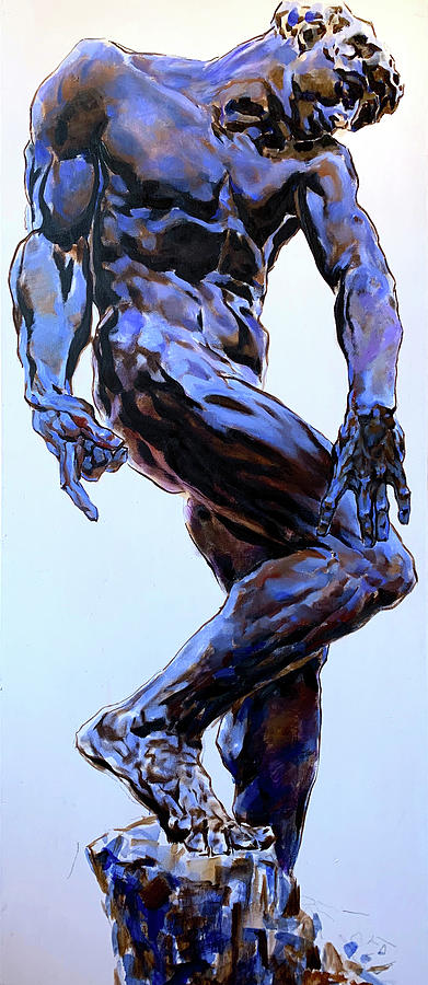 Rodin Painting by Valeriy Mavlo