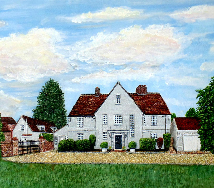 Roefield Croxley Green Rickmansworth Painting by Mackenzie Moulton