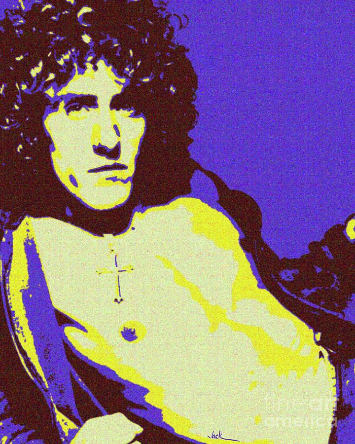 Daltrey Painting - Roger Daltrey by Jack Bunds Daltrey Painting - Roger Daltrey by Jack Bunds