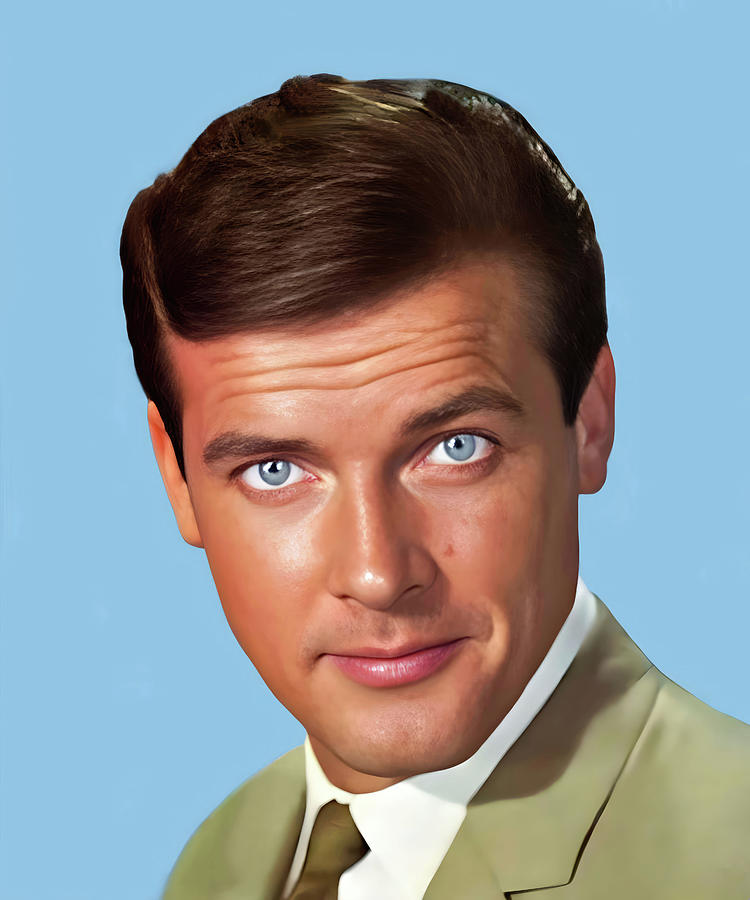 Roger Moore. Photograph by Album
