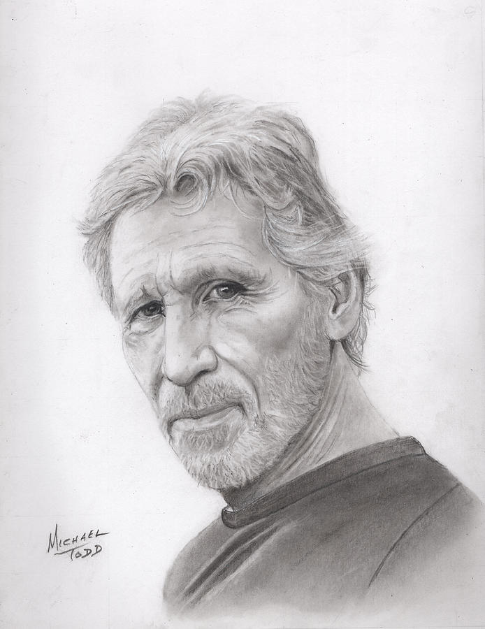 Roger Waters Drawing by Michael Todd