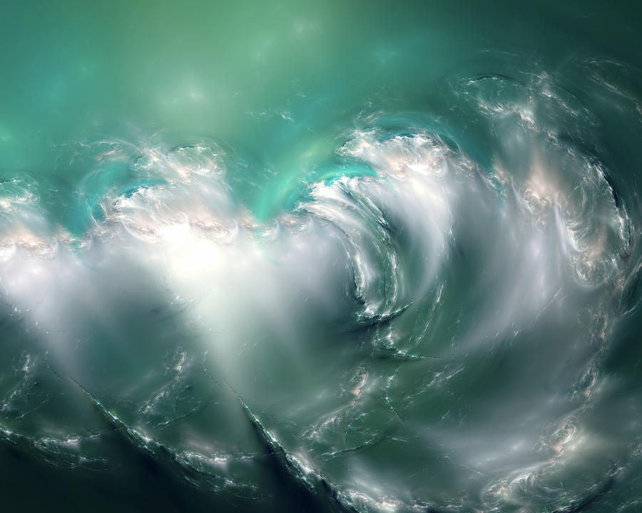 Rogue Wave Digital Art by Jo Voss