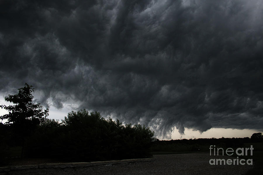 Roiling Storm Clouds Photograph by Megan McCarty - Fine Art America