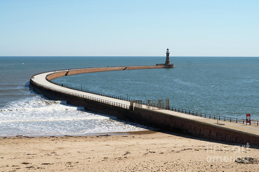 Roker Pier Photograph by Bryan Attewell