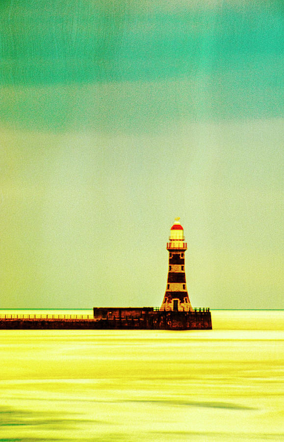 Roker Pier in Colour and Texture Photograph by John Paul Cullen