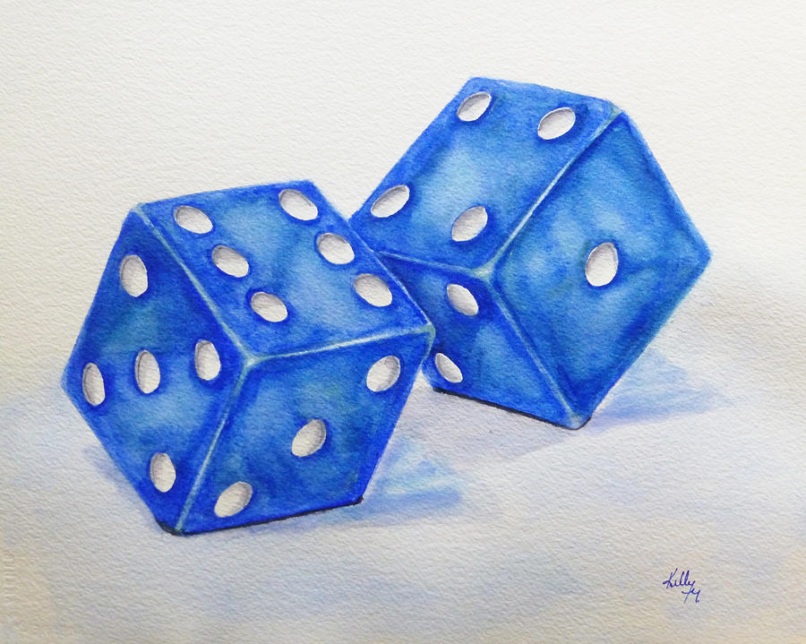 Roll the Dice Painting by Kelly Mills