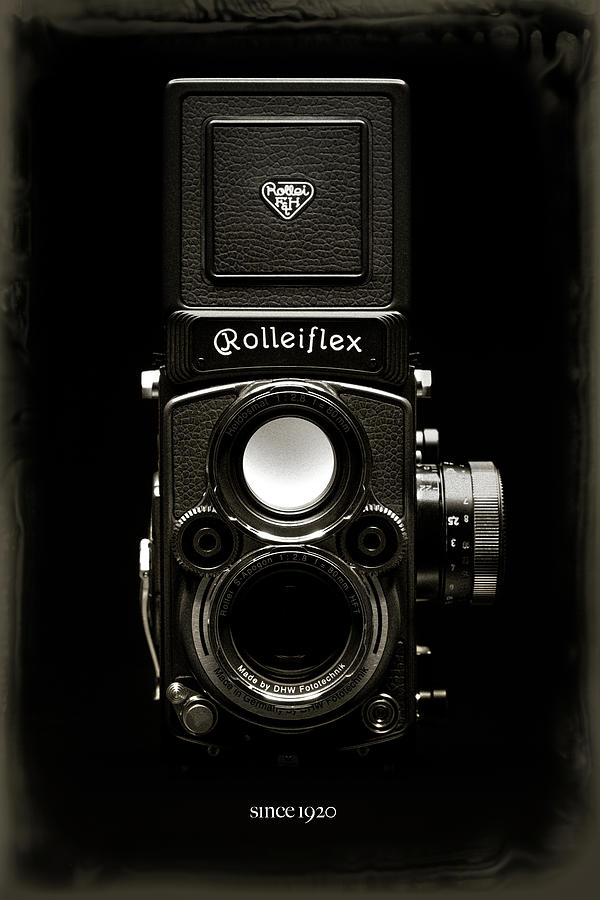 Vintage Photograph - Rolleiflex TLR by Dave Bowman