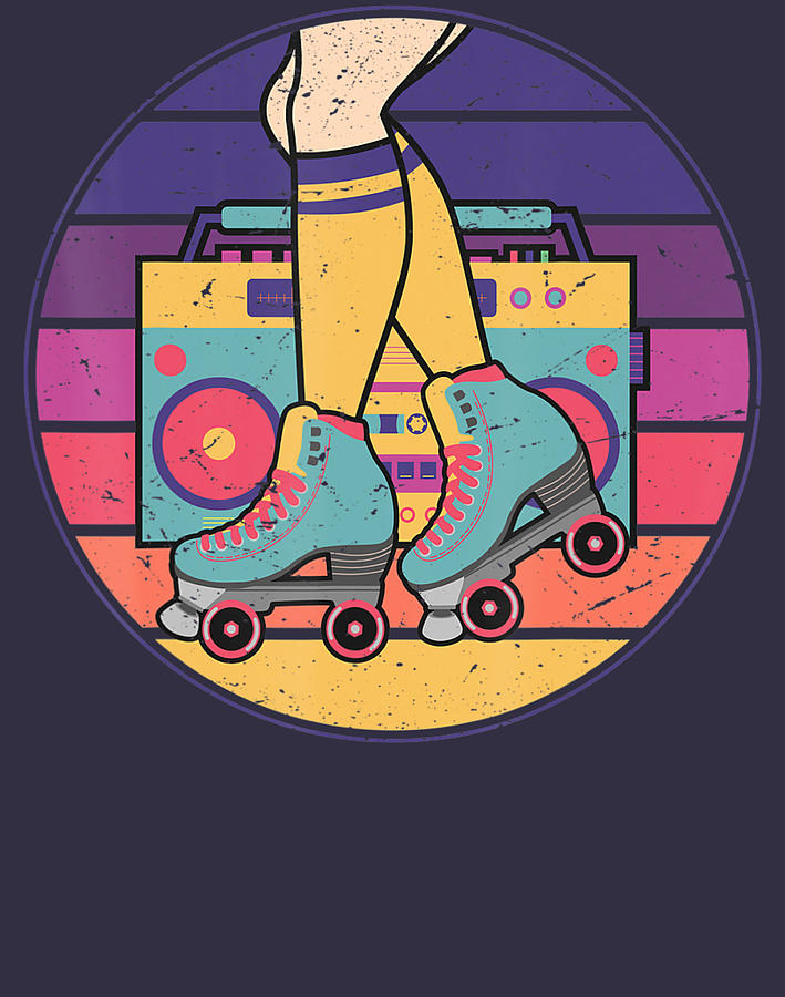 Skaters gonna skate retro vintage 80s aesthetic Poster by Licensed art -  Pixels
