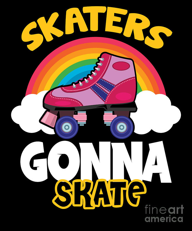 Roller Skates Roller Derby Gifts Roller Skate Pop Art Patent Digital Download