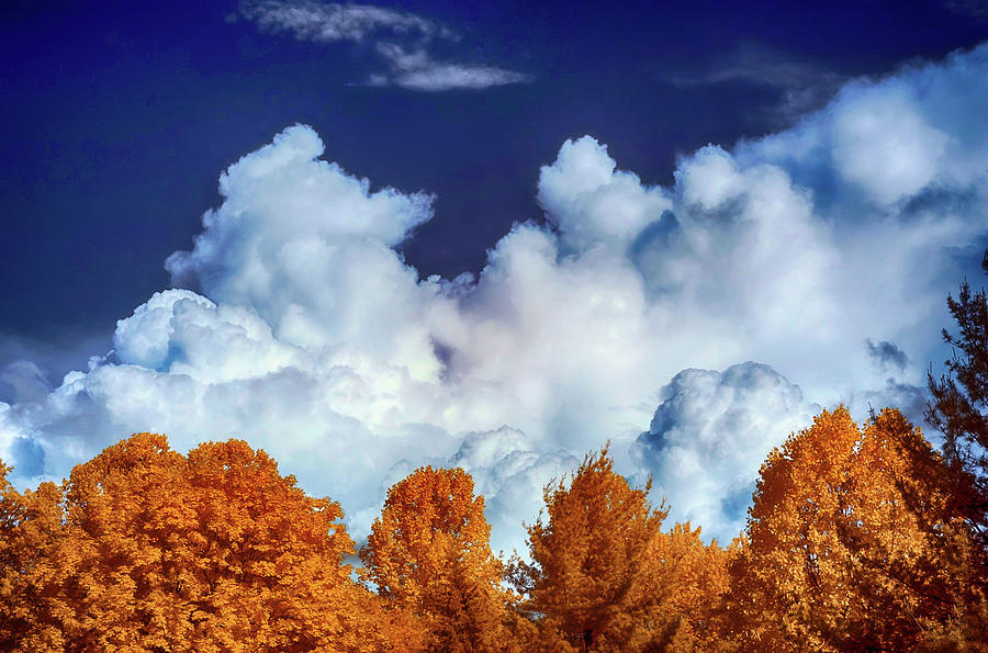 Rolling Clouds - Infrared Photograph by Anthony M Davis