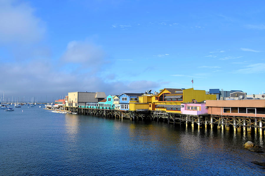 Rolling Fog Fishermans Wharf  Photograph by Floyd Snyder