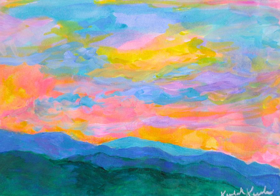 Rolling on The Blue Ridge Painting by Kendall Kessler
