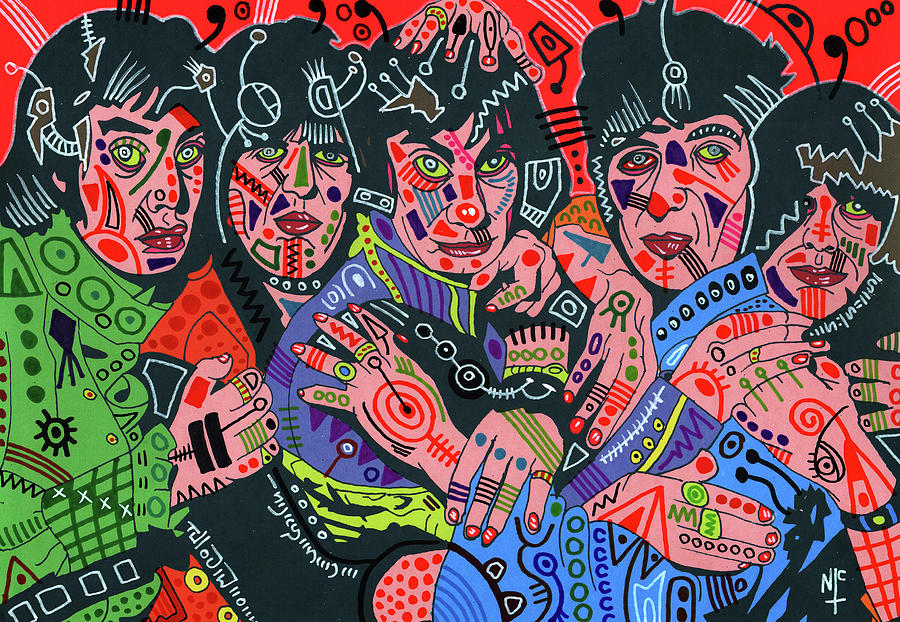 Rolling Stones Painting by Nicholas PRICE - Fine Art America