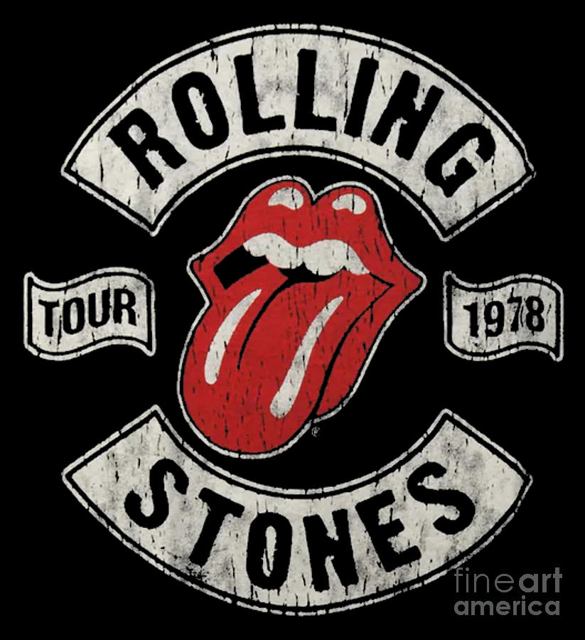 Rolling Stones Tour 1978 Digital Art by Bill Walsh - Pixels