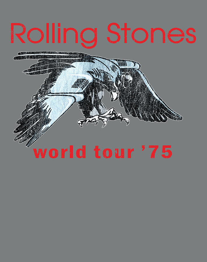 Rolling Stones World Tour 75 The Rolling Stones Haweye World T Digital Art By Marlies Huistede 4298