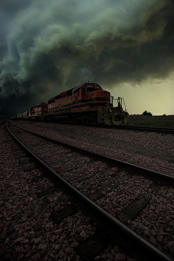 Train Photograph - Rolling Thunder  by Aaron J Groen