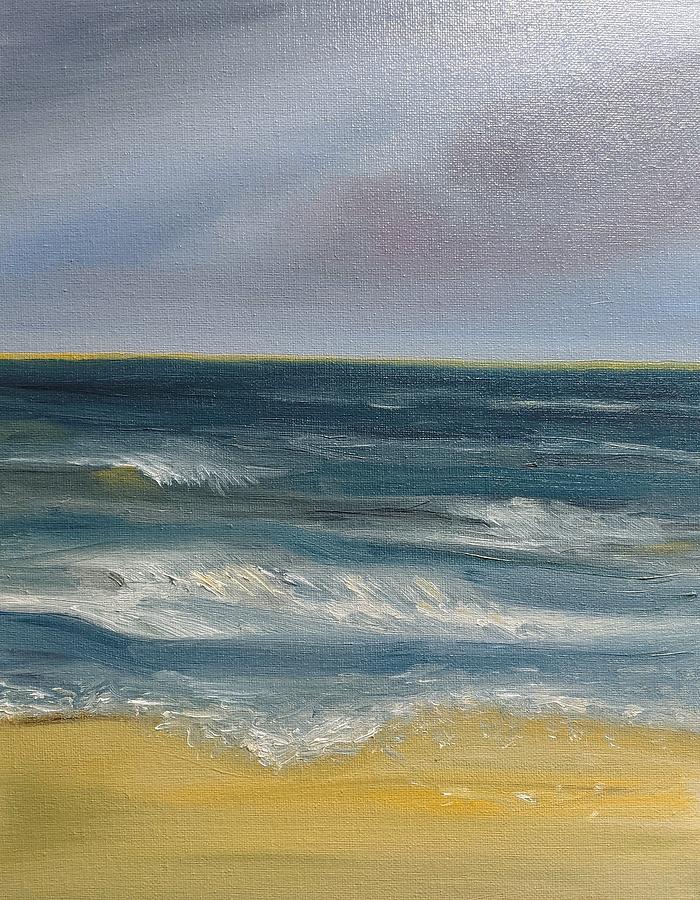 Rolling Waves Painting by Amanda Troutman - Fine Art America