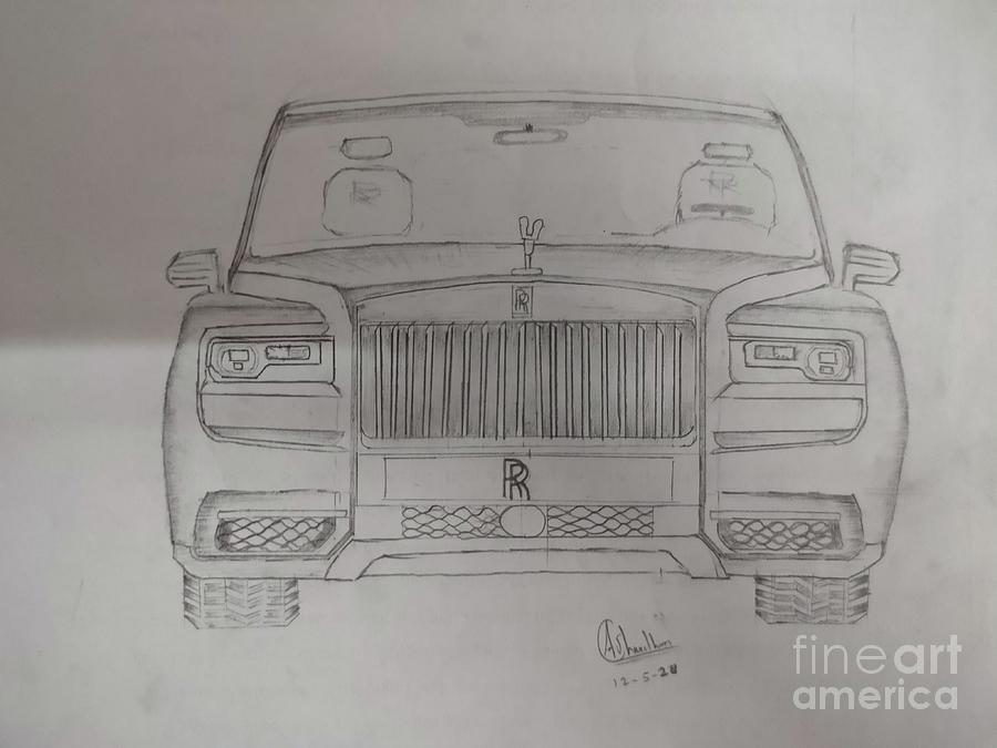 Afzal / KAHN® on LinkedIn: A sketch showing a coachbuilt Rolls Royce  Phantom 'Royal' Design by Afzal… | 37 comments