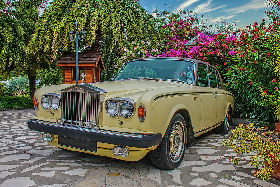 Rolls Royce in Tropical Garden Photograph by Darryl Brooks
