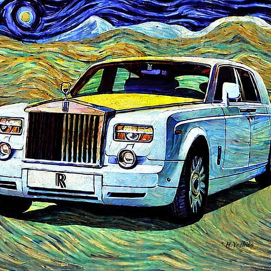 Rolls Royce Phantom Digital Art by Hiroshi Yoshido - Pixels