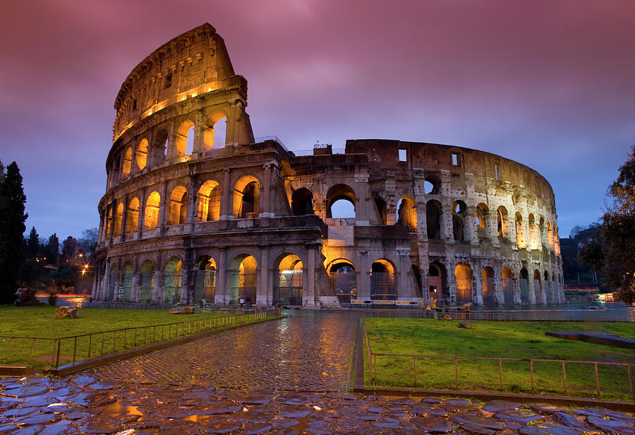 Roman Coliseum. Photograph