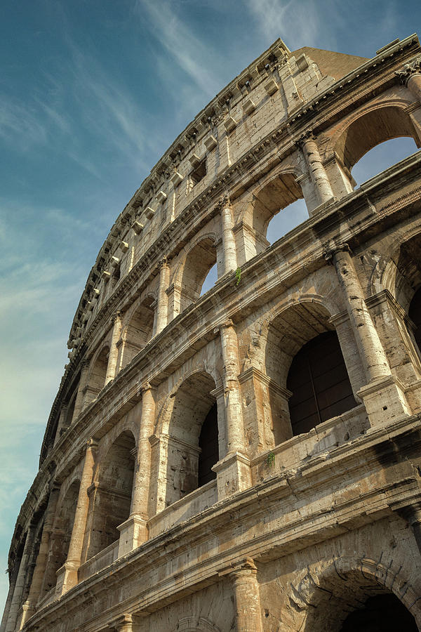 Architecture Photograph - Roman Colosseum by Dave Bowman