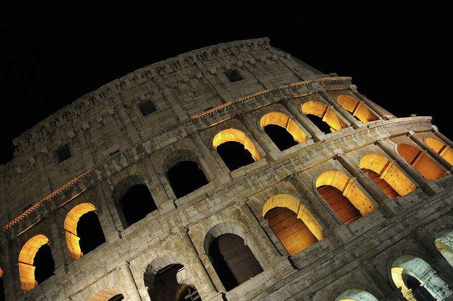 Architecture Photograph - Roman Colosseum by Rebecca Herranen