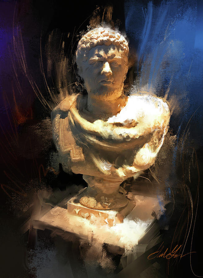 Roman Emperor Caracalla Digital Art by Garth Glazier