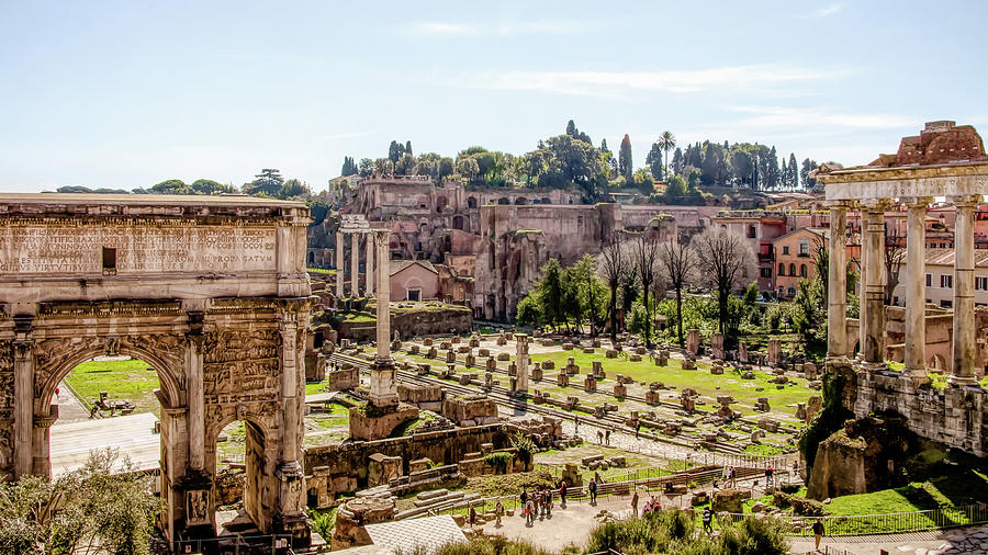 Roman Forum - Foro Romano - Rome Italy Photograph
