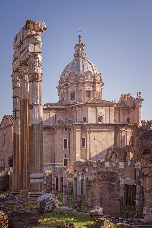 Roman Forum Old And Older Photograph By Joan Carroll - Fine Art America