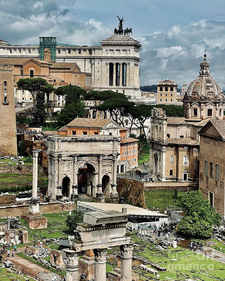 Roman Forum Photograph by Terry Rowe